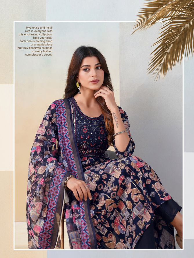 Saheli By Paavi Portion Printed Kurti With Bottom Dupatta Wholesale Price In Surat